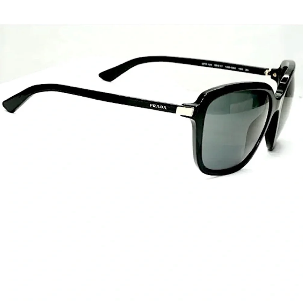 Prada Heritage Oversized Sunglasses (SPR 10V-F 1AB-5S0) in Black - Picture 11 of 16